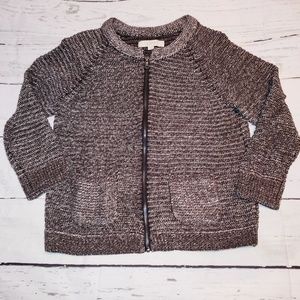 LOFT Zip-Up Sweater